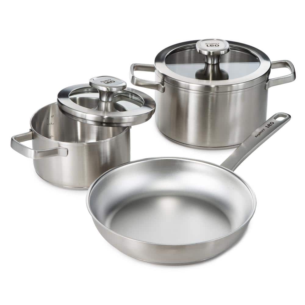 BergHOFF Essentials Cpmfort Stainless Steel Fry Pan, 8 in - Food 4 Less