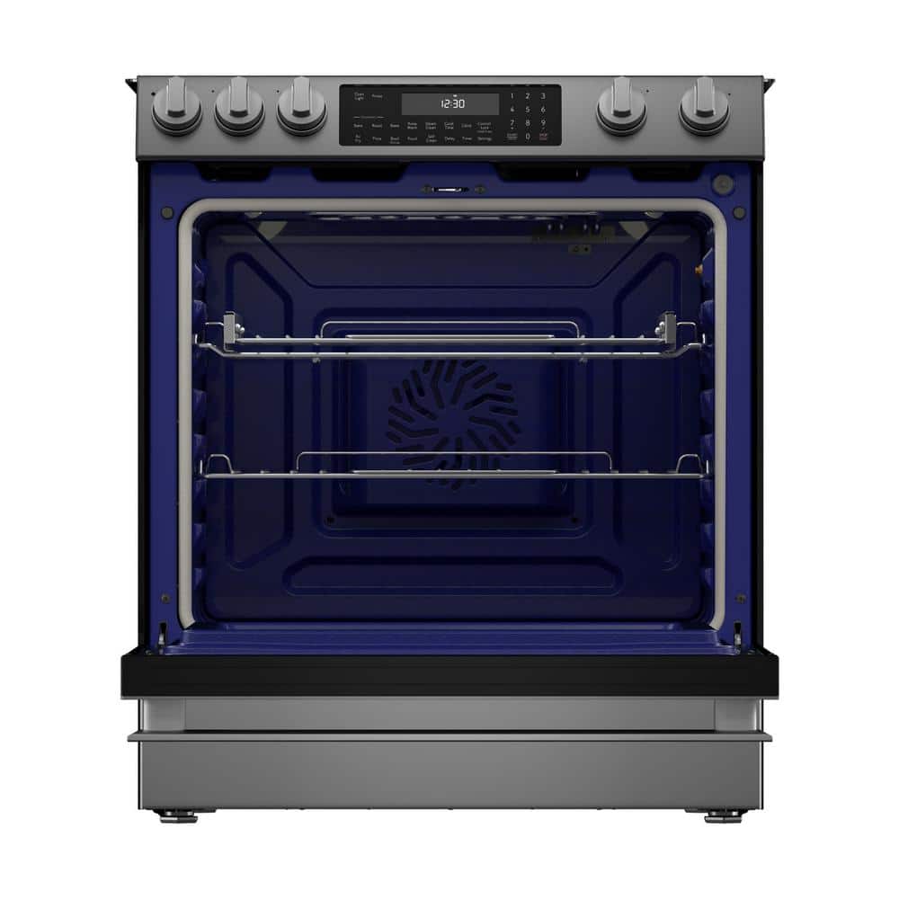 Sharp 30-inch Stainless Steel Slide-In Electric Range with Convection Oven