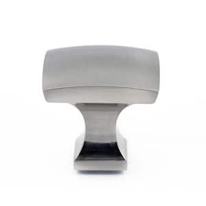Rosemere Collection 1-5/16 in. (33 mm) x 1-5/16 in. (33 mm) Brushed Nickel Transitional Cabinet Knob