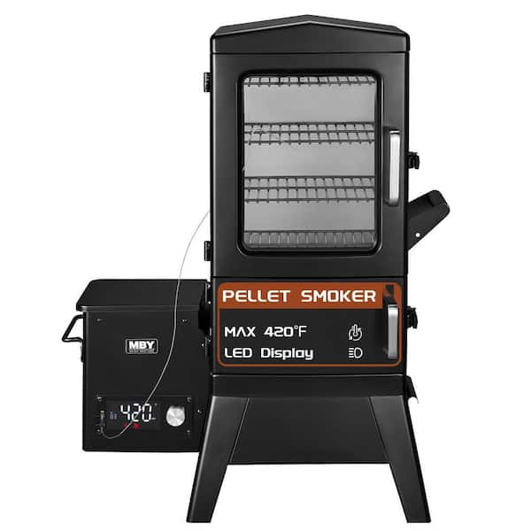 42in. Digital Electric Smoker in Black with 4 Racks