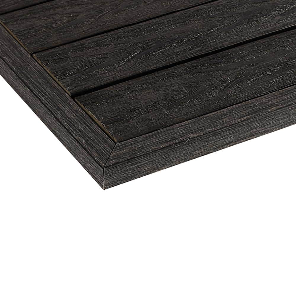 1/12 ft. x 1 ft. Quick Deck Composite Deck Tile Outside Corner Trim in Hawa