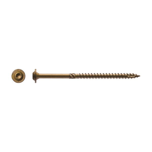 BIG TIMBER #17 x 5 in. Star Drive Round Washer Head Lag Screw (25-Pack)