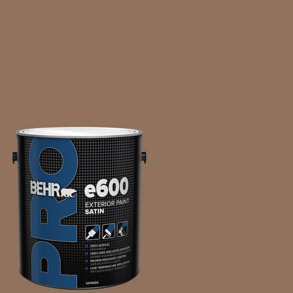 BEHR PRO 1 gal. #N240-6 Wild Mustang Satin Enamel Exterior Paint