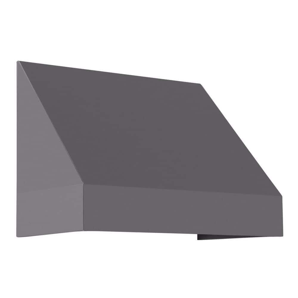 4.38 ft. New Yorker Acrylic Fabric Fixed Awning (52.5 in. W x 24 in. H x 42 in. D) in Gunmetal price history on PriceWatchPro