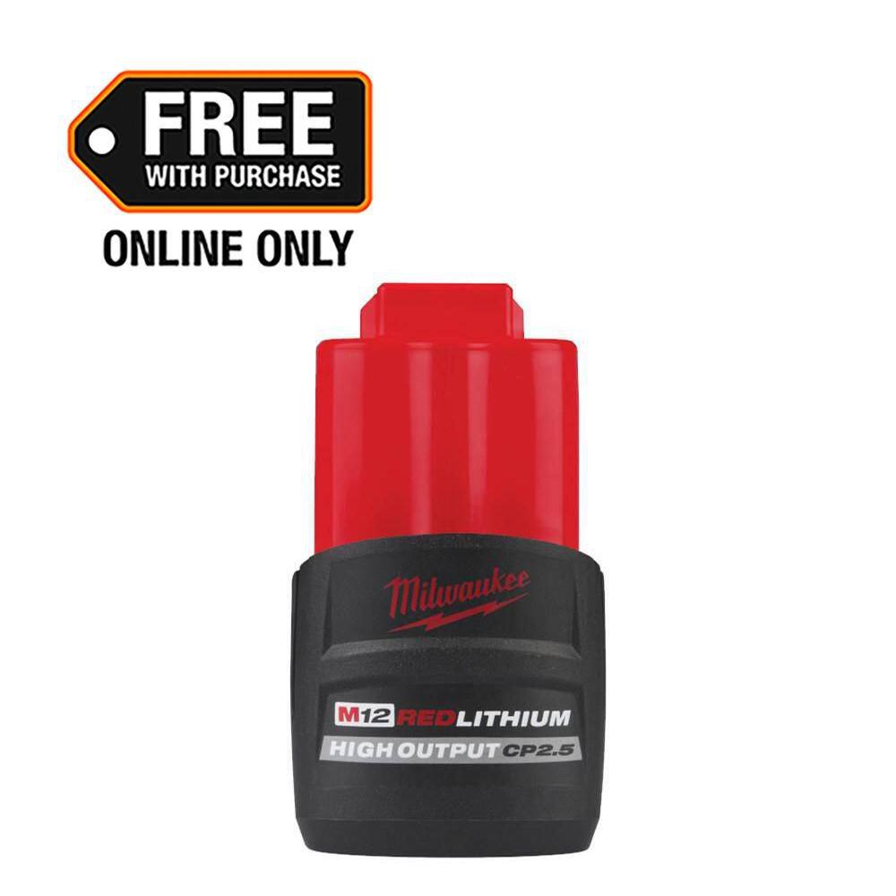 M12 12V Lithium-Ion CP High Output 2.5 Ah Battery Pack price history on PriceWatchPro