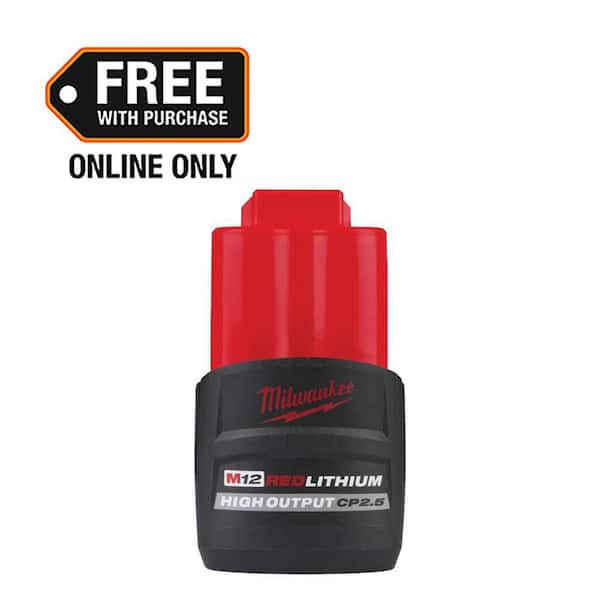 M12 12V Lithium-Ion CP High Output 2.5 Ah Battery Pack