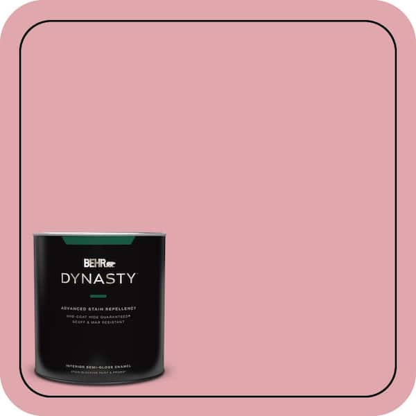 BEHR DYNASTY 1 qt. #M150-3 Apple Blossom Semi-Gloss Enamel Interior Stain-Blocking Paint & Primer