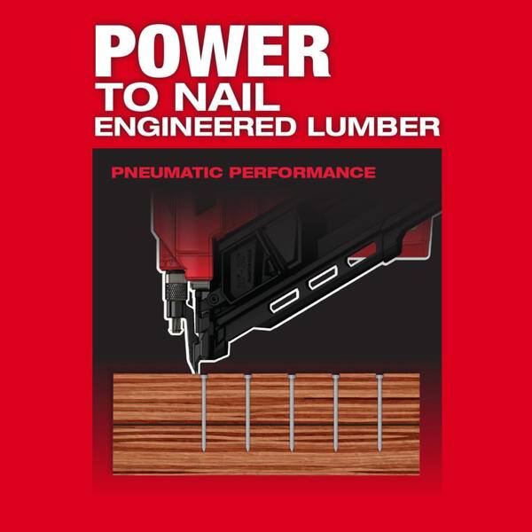 Milwaukee - M18 FUEL 3-1/2 in. 18-Volt 30-Degree Lithium-Ion Brushless Cordless Framing Nailer (Tool-Only)
