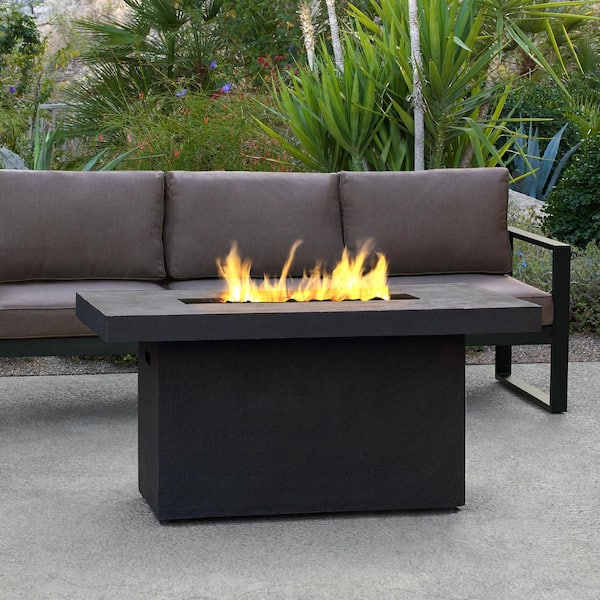 Rectangle Mgo Propane Fire Pit, Outdoor Fire Pit Kits Menards