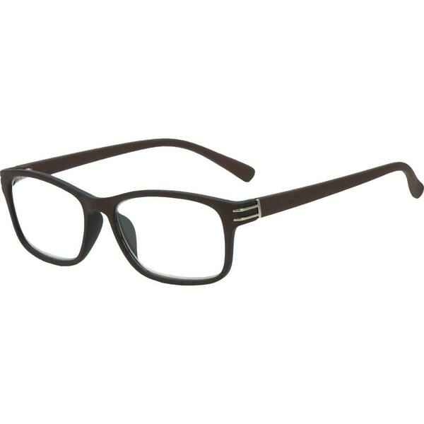 Envy Silverton Brown Men's 1.50 Diopter Reading Glasses