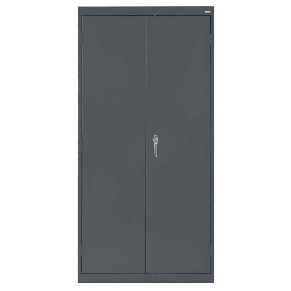 Classic Series Steel Freestanding Garage Cabinet in Charcoal (36 in. W x 72
