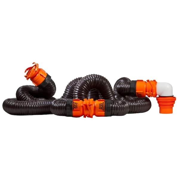 Camco RhinoFLEX 20 ft. Sewer Hose Kit with Swivel Fittings