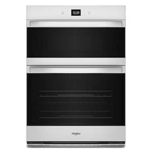30 in. Electric Wall Oven & Microwave Combo in. White with Air Fry