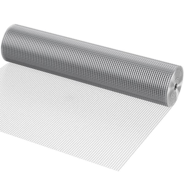 1/2 in. Hardware Cloth 48 in. x 100 ft. Galvanized Wire Mesh Roll for Chicken Fencing Garden Small Rodents