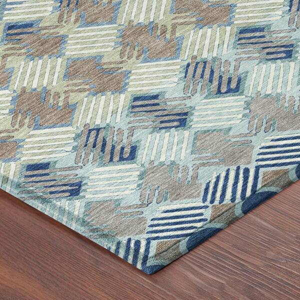 Chantille Machine Washable Indoor/Outdoor Abstract ACN2773 Baltic 10 ft. x 14 ft. Area Rug