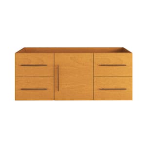 Napa 60 in. W x 20 in. D x 20.58 in. H Single Sink Bath Vanity Cabinet without Top Wall Mounted in Pacific Maple