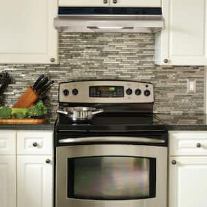 Quiet Zone 30 in. Under Cabinet Convertible Range Hood with Light in White ENERGY STAR Certified