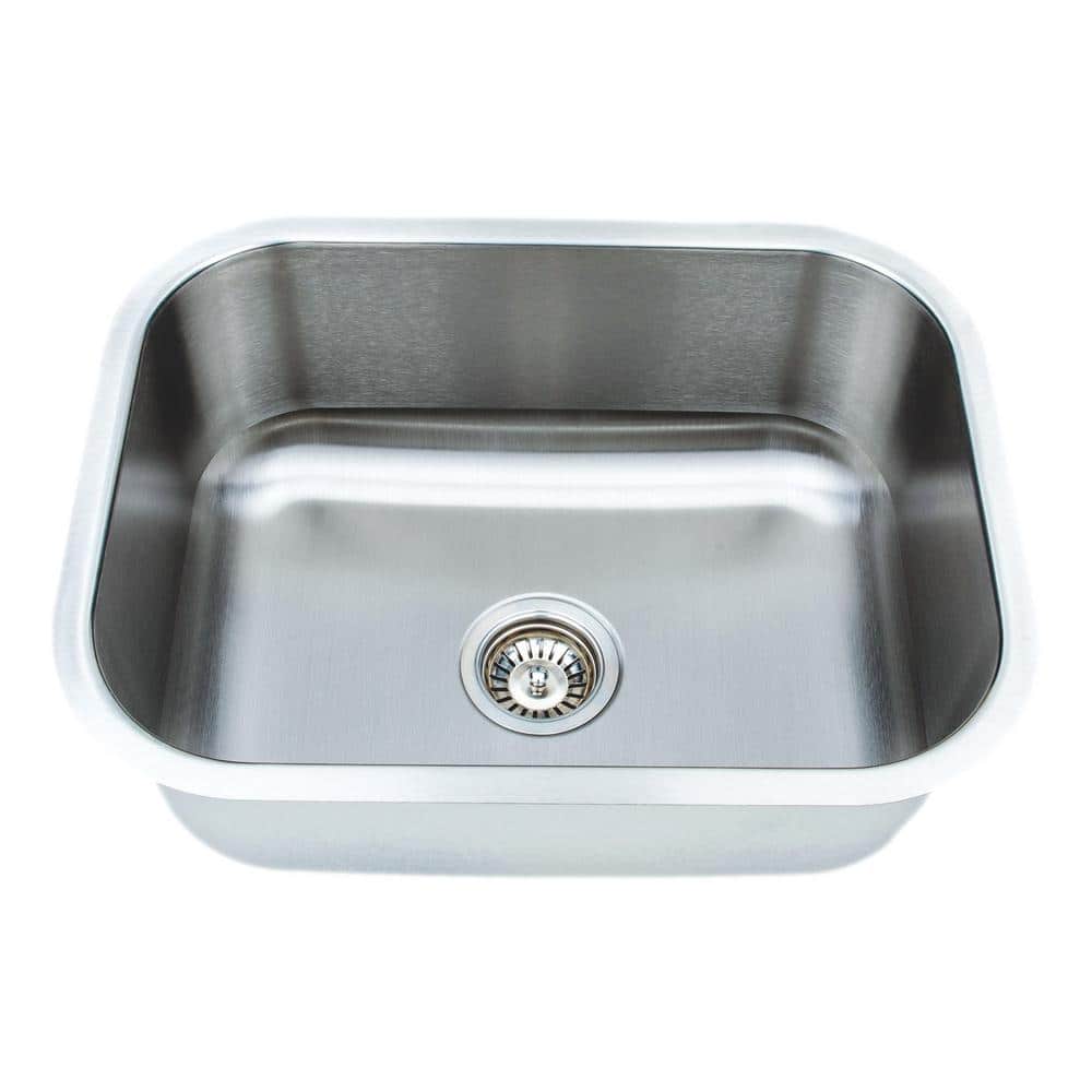 23'' Undermount Single Bowl Stainless Steel Kitchen Sink