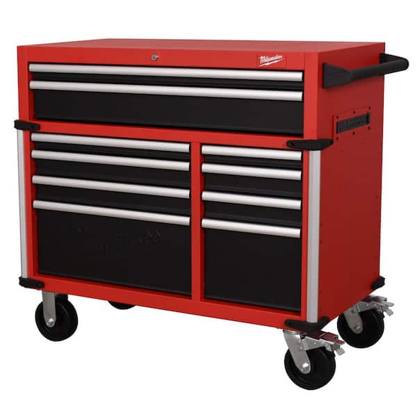 High Capacity 41 in. W x 22.1 in D 10-Drawer Rolling Cabinet
