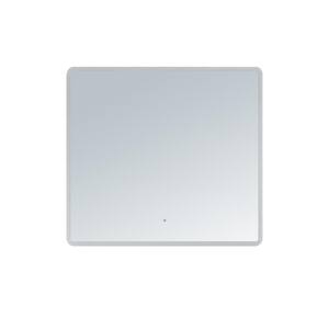 Helios 36 in. x 32 in. Rounded Edge LED Mirror