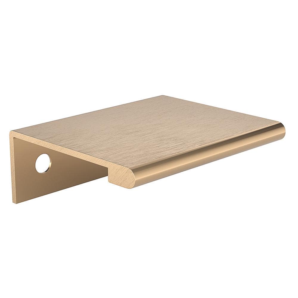 Lincoln Collection 1-5/16 in. (33 mm) Modern Brushed Champagne Bronze Cabinet Egde Pull price history on PriceWatchPro