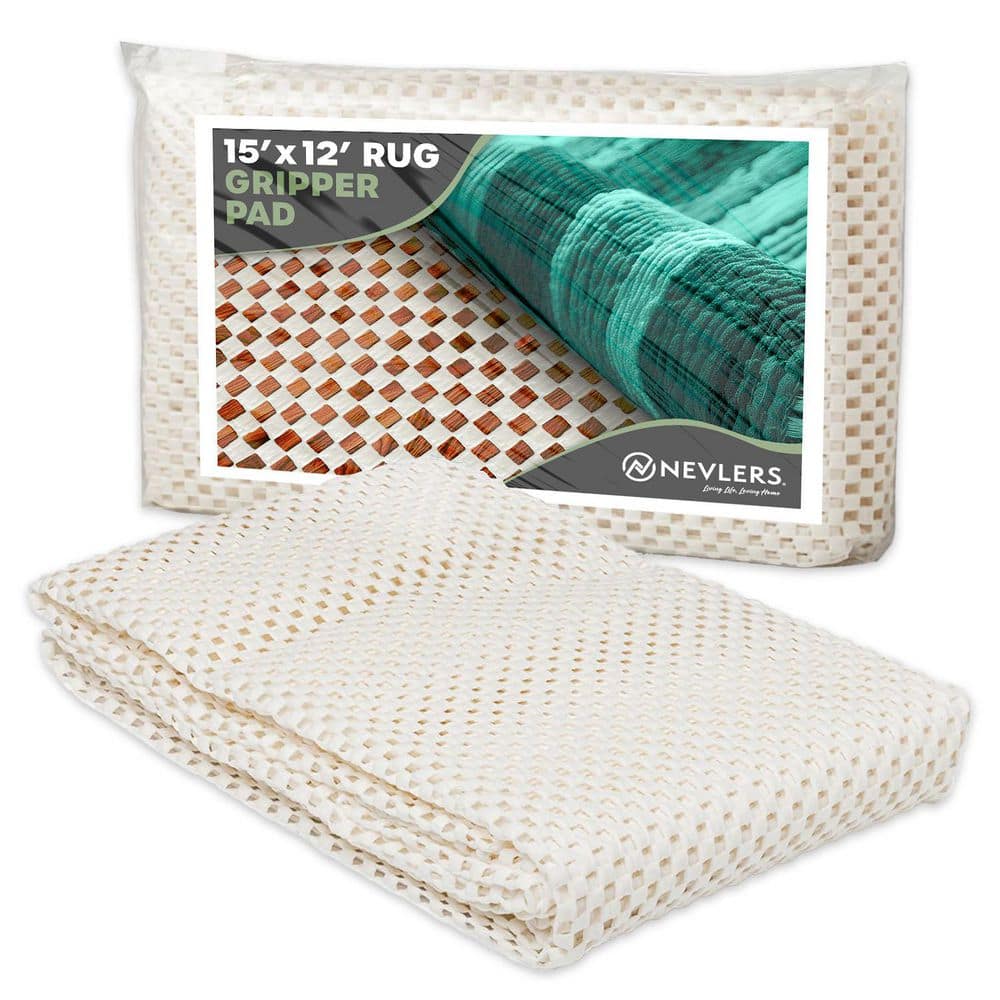 Nevlers 12 ft. x 15 ft. Premium Grip Anti-Slip Rug Pad NH-10 - The