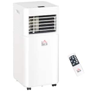 10,000 BTU Portable Air Conditioner Cools 450 Sq. Ft. with Dehumidifier and Remote in White