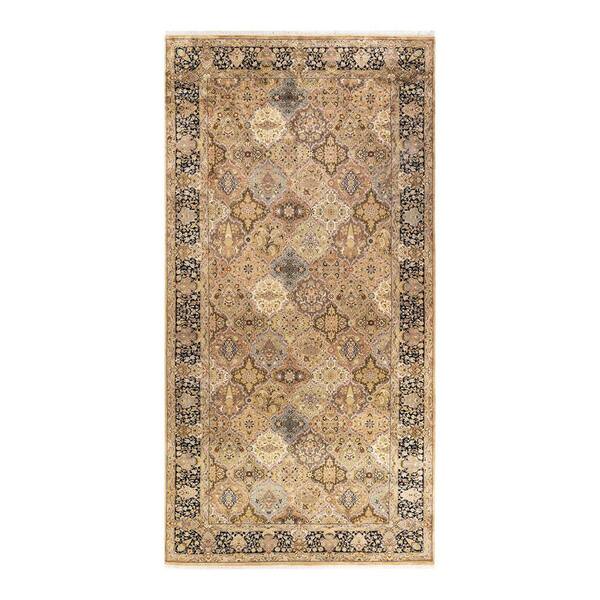 Solo Rugs Mogul One-of-a-Kind Traditional Yellow 6 ft. 3 in. x 12 ft. 3 in. Oriental Area Rug