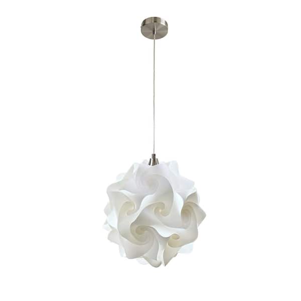 EQLight Hado 1-Light White Large Pendant Globe