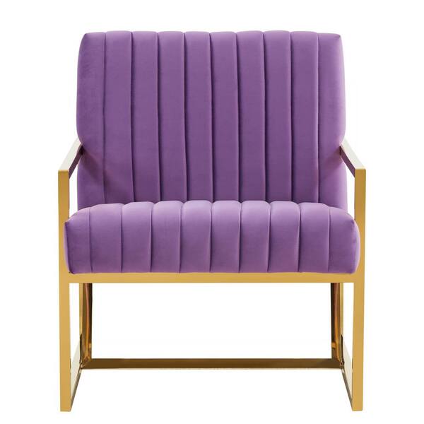 LeisureMod Modern Dining Chair Cushion Pads (Purple)