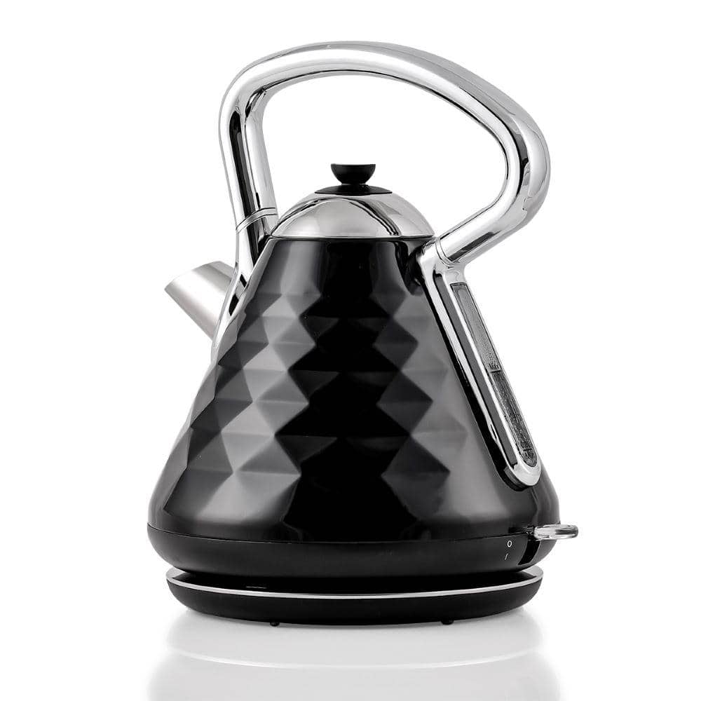 KitchenAid Onyx Black 7-Cup Corded Manual Electric Kettle at