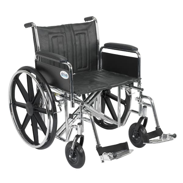 Drive Medical Sentra EC Heavy Duty Wheelchair with Full Arms 