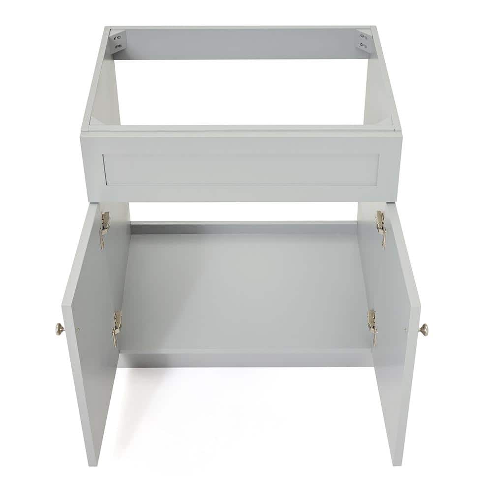 Hamlet 30" Gray Solid Wood Single Vanity Cabinet