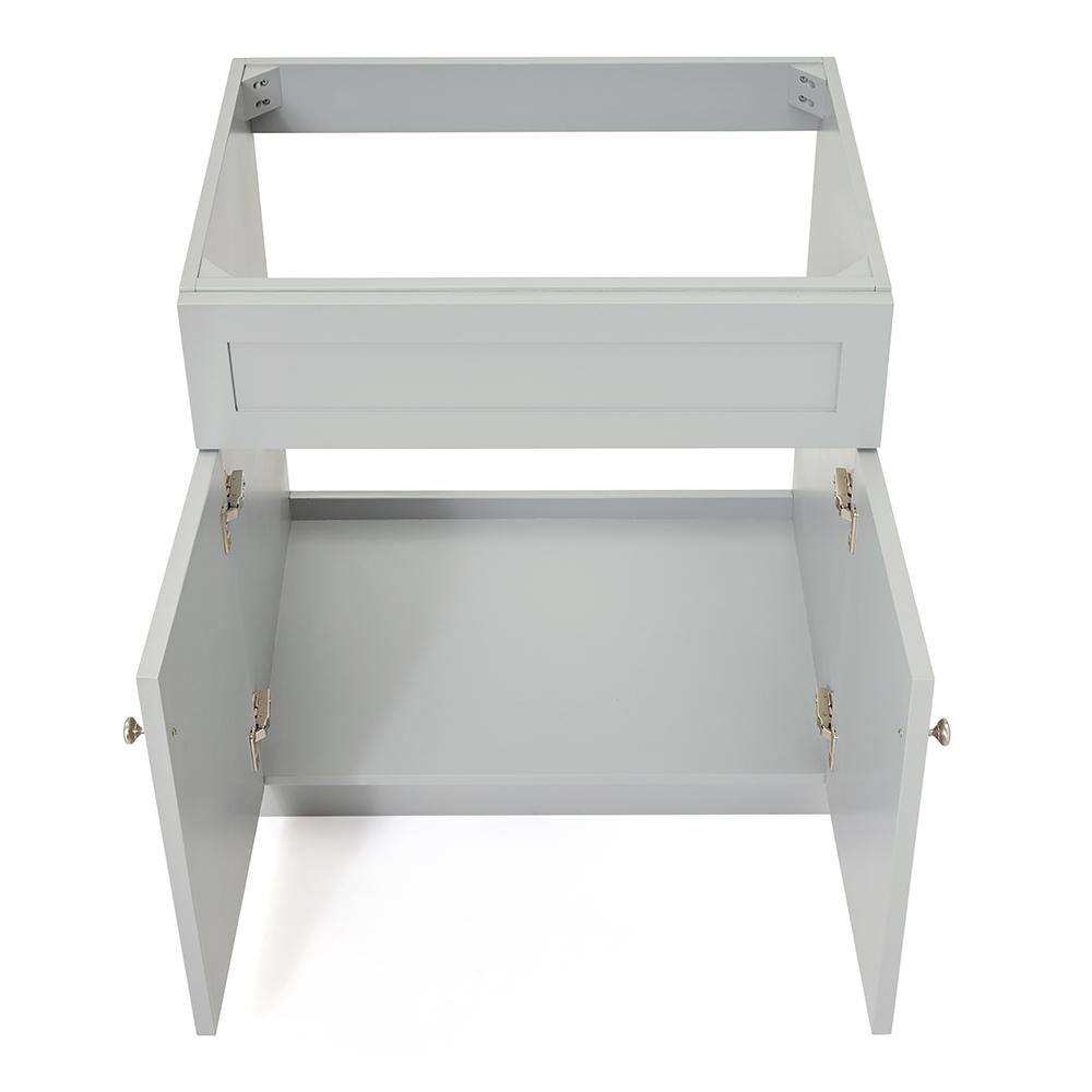 Hamlet 30" Gray Solid Wood Single Vanity Cabinet