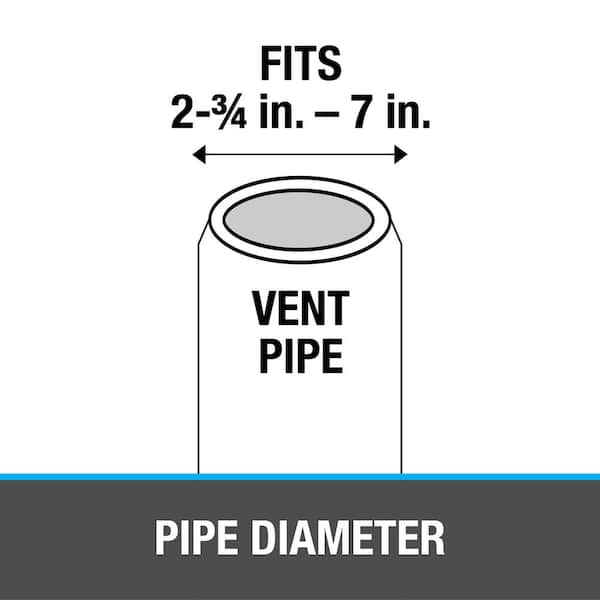 Master Flash 10 in. x 10 in. Vent Pipe Roof Flashing with 2-3/4 in. - 7 in. Adjustable Diameter