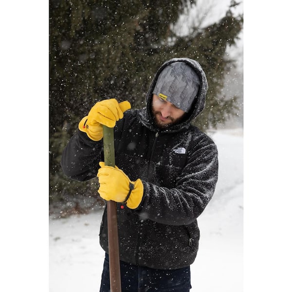 Bear Knuckles Fleece-Lined Water Resistant Black Cowhide Driver Gloves