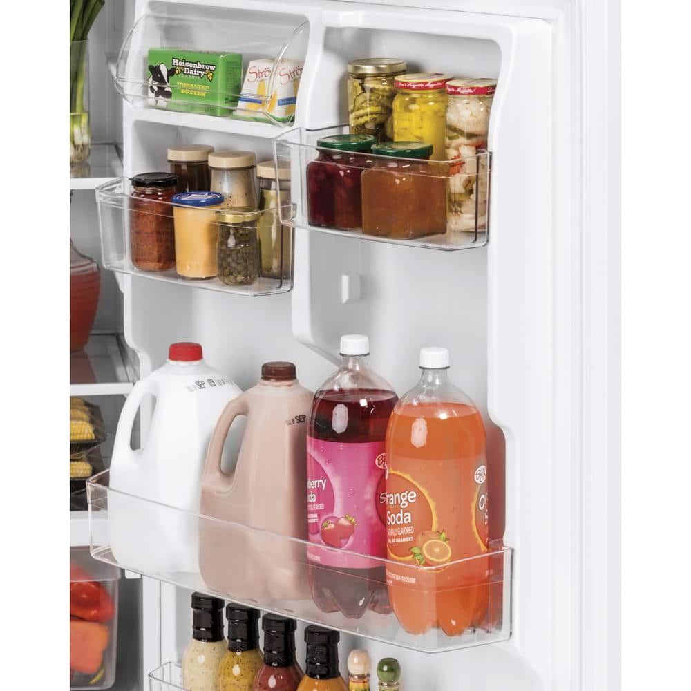 White 21.9 Cu. Ft. Energy Star Top Freezer Refrigerator