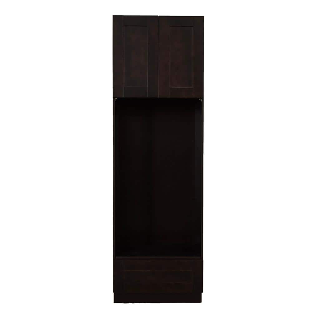 Anchester Assembled 30 in. x 84 in. x 24 in. Double Oven Cabinet in Dark Espresso price history on PriceWatchPro