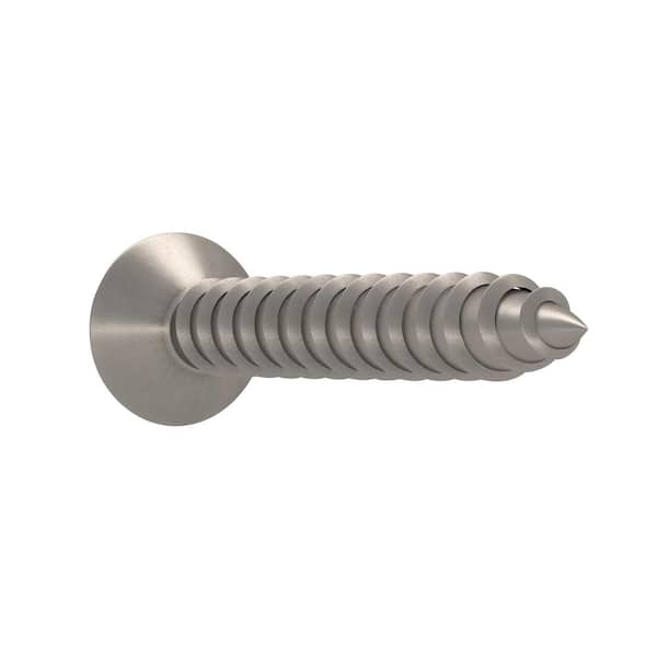 #8 x 3/4" Oval Head Wood Screws Slotted Stainless Steel Quantity 250