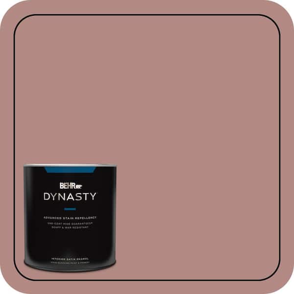 BEHR DYNASTY 1 qt. #190F-4 Warm Comfort Satin Enamel Interior Stain-Blocking Paint and Primer
