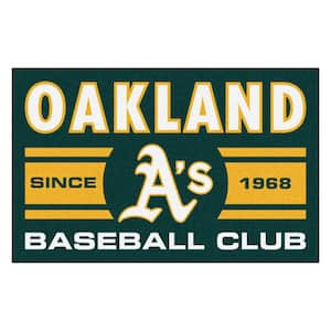 MLB Oakland Athletics Green 2 ft. x 3 ft. Area Rug