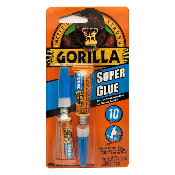 Gorilla Gorilla Super Glue 0.8 oz. Clear Sandable Plastic Glue
