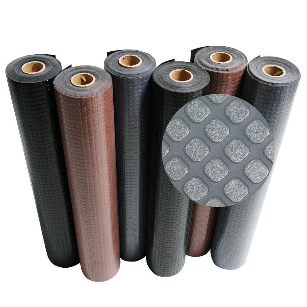 Block-Grip 4 ft. x 13 ft. Dark Gray Commercial PVC Flooring price history on PriceWatchPro