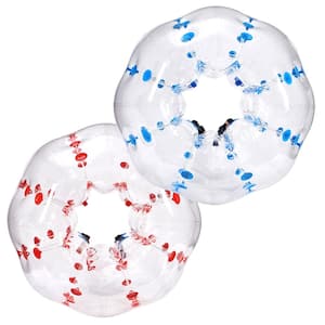 Inflatable Bumper Balls 2-Pack, 5 ft. /1.5 m Sumo Zorb Balls for Teens and Adults Durable PVC Human Hamster Bubble Balls