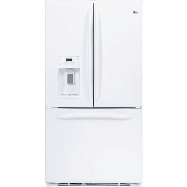 GE 20.9 cu. ft. French Door Refrigerator in White