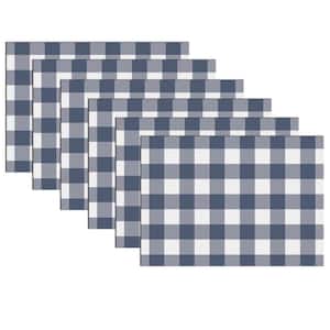 17 in. x 12 in. Multi-Colored Vinyl Placemats (Set of 6)
