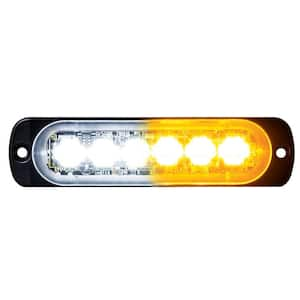 Amber/Clear LED Horizontal Strobe Light