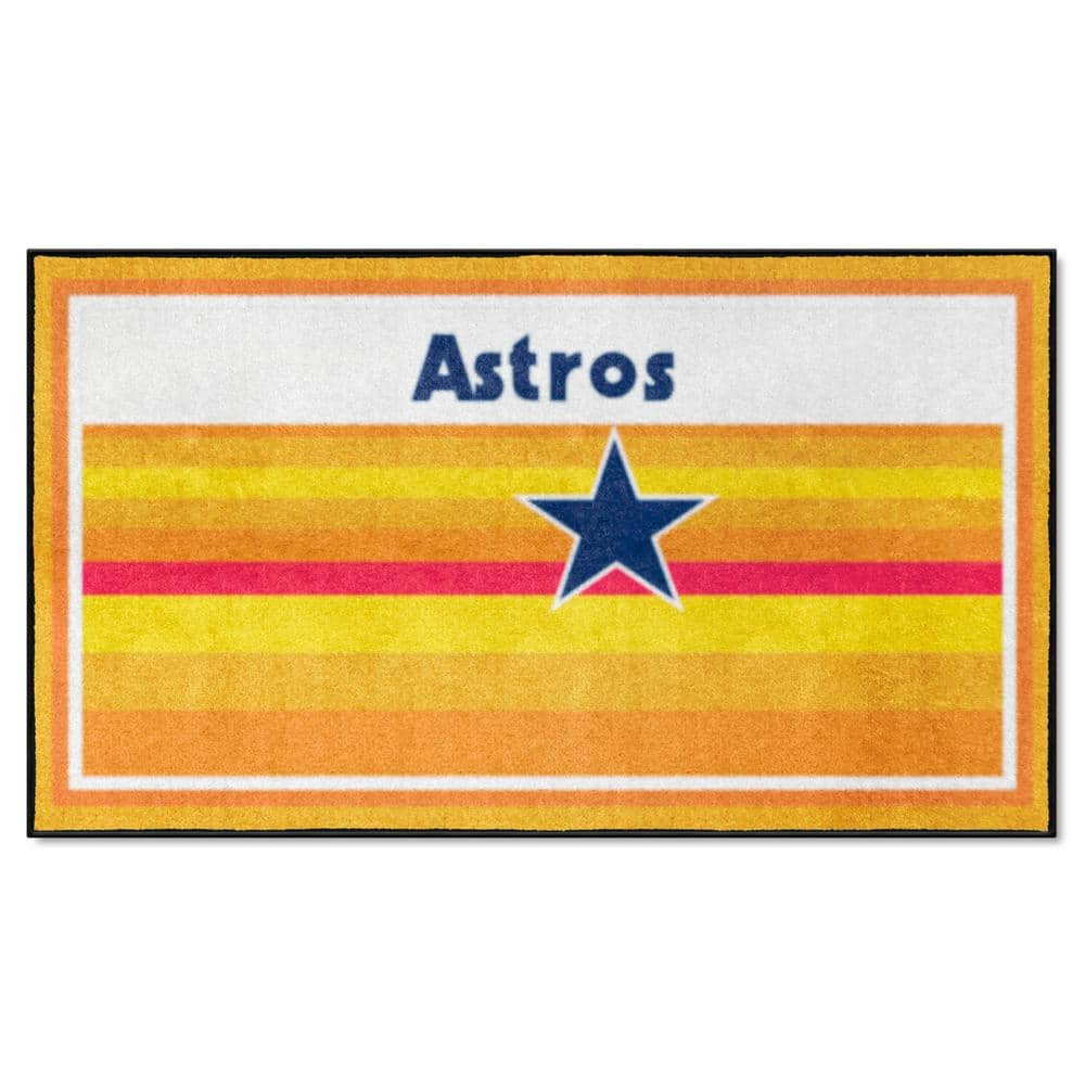 Houston Astros Plush Rug - 3'x5