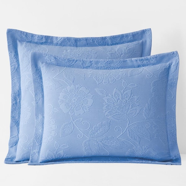 Cornflower blue 2025 pillow shams