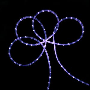 30 ft. 108-Light Purple LED Outdoor Christmas Linear Tape Lighting